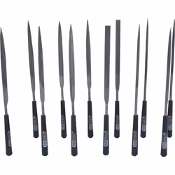 Jeu de fichiers KS Tools; 145 mm; 12 unités