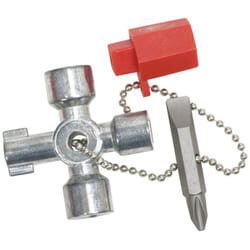 Ks Tools - Mini clé universelle pour armoire éléctrique - 130.1010