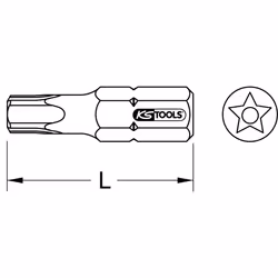 Kstools - ks tools 911.3108 embout de tournevis 1 pièce(s)