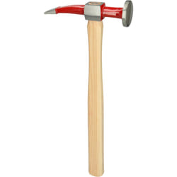 KS TOOLS Marteau de carrossier - marteau débosseleur panne coudée et tête ronde plate, 325mm
