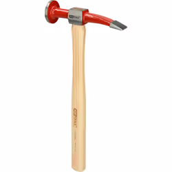 KS TOOLS Marteau de carrossier - marteau débosseleur panne coudée et tête ronde plate, 325mm
