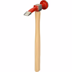 KS TOOLS Marteau de carrossier - marteau débosseleur panne coudée et tête ronde plate, 325mm - Vue supplémentaire 4