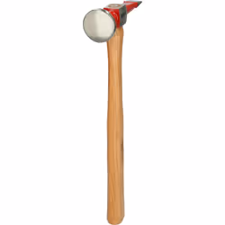 KS TOOLS Marteau de carrossier panne pointue et tête ronde plate, 325mm - 140.2136