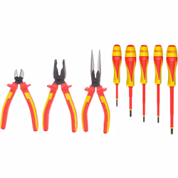 Jeu de 3 pinces ERGOTORQUE® et 5 tournevis isolés ULTIMATE®