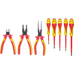 Kstools - Jeu de 3 pinces ergotorque® et 5 tournevis isolés ultimate®