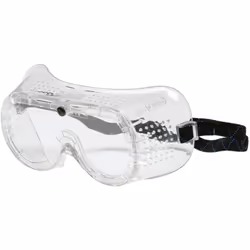 Selon DIN EN 166 Adaptée aux porteurs de lunettes Munie de trous d'aération anti-buée Bandeau élastique réglable Cadre en PVC ...