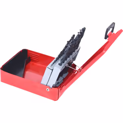 KS TOOLS Coffret de forets HSS-R laminés, 19 pcs en box métal, 1-10mm