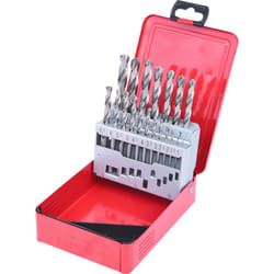 Kstools - Coffret de forets étagés hss TiN, en box métal, 19 pcs 1-10mm