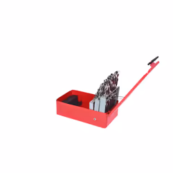 Kstools - Coffret de forets étagés hss TiN, en box métal, 25 pcs 1-13mm
