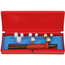 Kstools - ks Tools - Coffret de jets sans rebons à poignée grip, avec 9 embouts 10, 12 et 14 mm - 156.0440