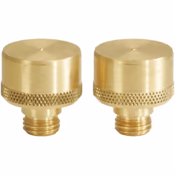 LOT DE 2 EMBOUTS SOFT PUNCH LAITON Ø 14MM - SACHET - Poids : 41 grammes Largeur : 3 centimètres Hauteur : 2 centimètres Longu ...