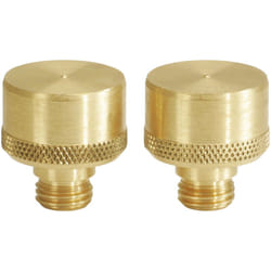 Lot de 2 embouts soft punch laiton ø 14MM - sachet - ks tools 156.0459