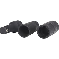 Kstools - 1/2 Jeu de douilles double à chocs, 3pcs,17-19mm