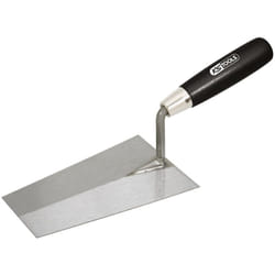 Kstools - Truelle italienne carrée - lame acier - manche bois - 220 mm
