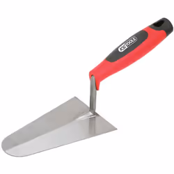 Truelle italienne ronde - lame acier - manche bi-composant 220 mm