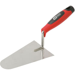Truelle italienne ronde - lame inox - manche bi-composant - 200 mm