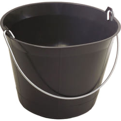 Seau de maçon plastique noir - 11L