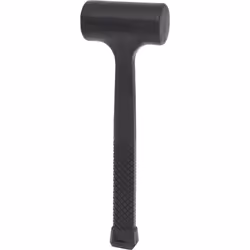 KS Tools 140.5252, Marteau en plastique, Polyuréthane (PU), Fibre de verre, Noir, 27 cm, 600 g
