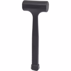KS Tools 140.5257, Marteau en plastique, Polyuréthane (PU), Fibre de verre, Noir, 35 cm, 1,36 kg