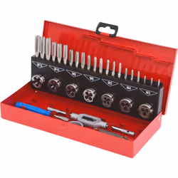 KS TOOLS Coffret de tarauds et filières, HSS, 32pcs