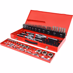 Coffret de tarauds et filières, HSS, 54pcs - Vue supplémentaire 2