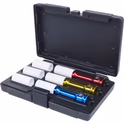 KS Tools 515.1040, Ensemble de douilles, 1/2", 6 tête(s), Acier au chrome-molybdène, ISO 1174, DIN 3121, 1,45 kg