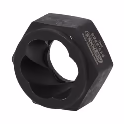 Modèle particulièrement plat et compact Profil spécial écrous abîmés Renfort entre la tête et la douille Entraînement à clé o ...