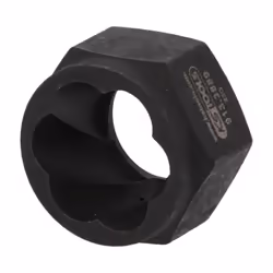 Modèle particulièrement plat et compact Profil spécial écrous abîmés Renfort entre la tête et la douille Entraînement à clé o ...