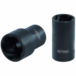 KS Tools 913.1412, Douille à choc, Noir, 1 tête(s), 1/4", Métrique, 12 mm