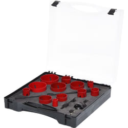 Coffret de scies cloches universelles, 15 pcs