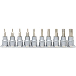 Kstools - 3/8 Jeu de douilles tournevis Torx, 10pcs, T10-T55