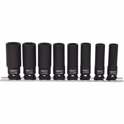 KS Tools 515.0648, Ensemble de douilles, 3/8", 8 tête(s), Acier au chrome-molybdène, ISO 1174, DIN 3121, 1 kg
