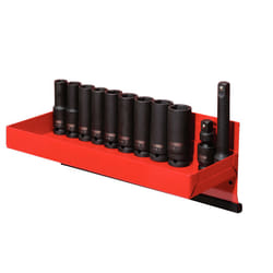 1/2 Jeu de douilles à chocs 6 pans, longues, 13 pcs