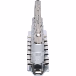 Kstools - 1/4 Jeu de douilles tournevis, Torx percé, 7pcs, TB10-TB40