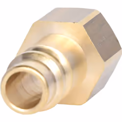 En laiton Longueur nominale 7,2 mm Taille de la clé SW en mm 17 Longueur 33 Poids 22 Taille Filetage intérieur 1/4" Taille de ...