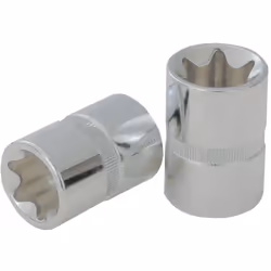 Torx E Carré d'entraînement intérieur selon DIN 3120 / ISO 1174 avec encoche pour verrouillage par bille Pour une utilisation ...