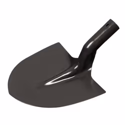 KS Tools 144.0802, Pelle à bord rond, Acier, Noir, Round point, 29 cm, 1,17 kg