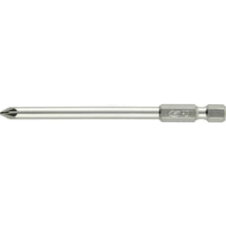 Embout cruciforme-fente 1/4' pz 1, longueur 89 mm