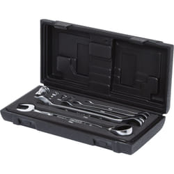 Jeu de clés mixtes à cliquet réversible GEARplus, 9 pcs