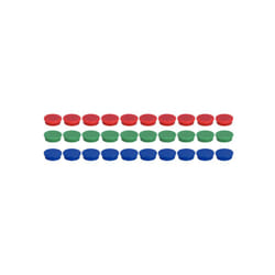 Ks Tools - Jeu d'aimants bleus Ø25 mm, 10pcs - 860.0884