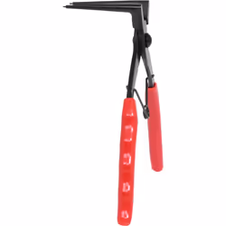 Kstools - Pince à circlips pointes longues, coudée à 90°, l. 185 mm