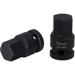 Ks Tools - Douille tournevis à chocs 6 pans 1/2'', 19 mm - 150.1710