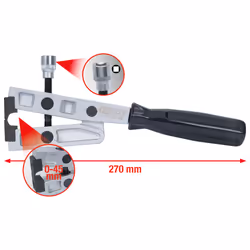 KS Tools 115.1056, Acier, Plastique, 270 mm