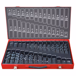 Kstools - Coffret de forets hss-r laminés, 230 pcs, 1-13mm