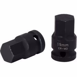 Uniquement pour utilisation à chocs - 6 pans en mm: 17 mm - Carré d'entraînement en pouce: 1/2" - Code EAN: 4042146208809 - D ...