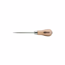 KS TOOLS 300.1081 POINTE CARRÉ AVEC LAME TRAVERSANTE - MANCHE EN BOIS 6MM - L 190
