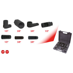 Kstools - 3/8+1/2 Jeu de douilles pour sensors, 7 pcs