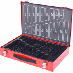 KS Tools 330.1640, Perceuse, Ensemble de forets, Rotation vers la droite, Métal, Plastique, Bois, 118°, Acier à coupe rapide ...