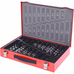 KS Tools 330.2640, Perceuse, Ensemble de forets, Rotation vers la droite, Métal, Plastique, Bois, 118°, Acier rapide (HSS-G)