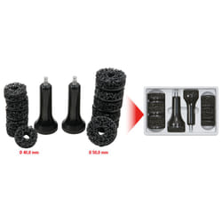 Kstools - Jeu de disques à poncer les moyeux de roues, ø 40 / 50 mm, 14 pcs